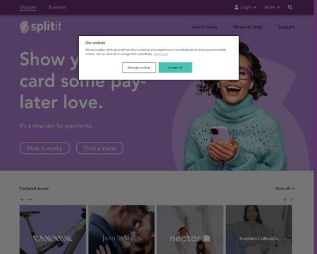 website thubmnail of Splitit