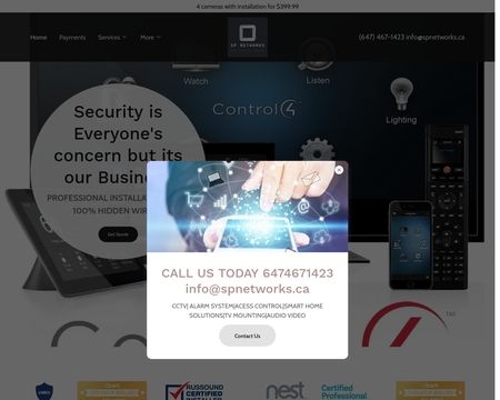 website thubmnail of Spnetworks.ca
