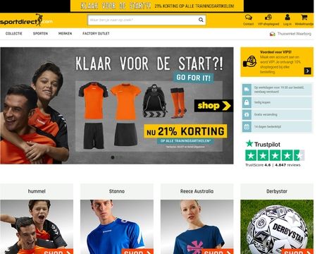 website thubmnail of Sportdirect.com