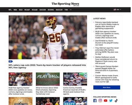 website thubmnail of Sporting News