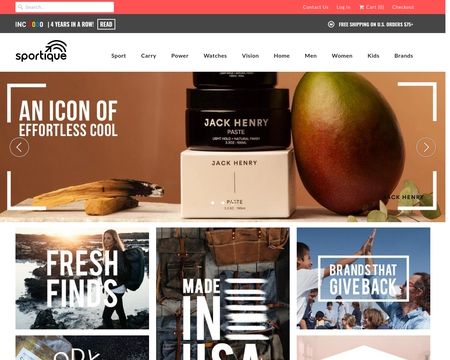 website thubmnail of Sportique