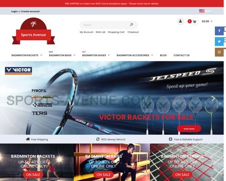 website thubmnail of Sports Avenue