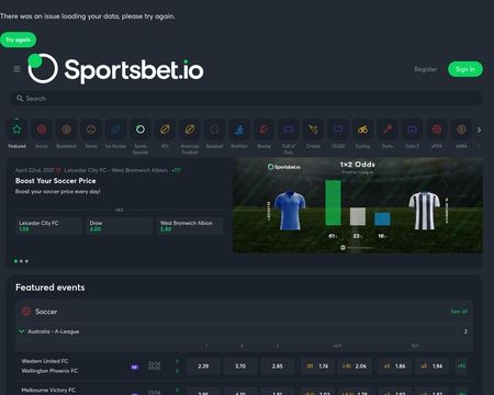 website thubmnail of Sportsbet.io