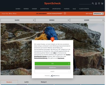 website thubmnail of Sportscheck