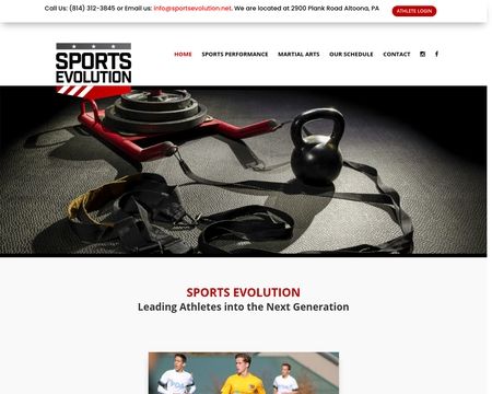 website thubmnail of Sportsevolution.net