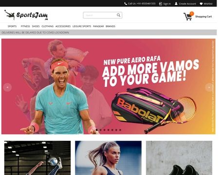 website thubmnail of SportsJam