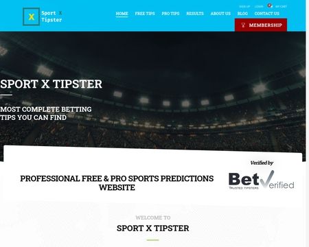 website thubmnail of Sportxtipster
