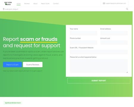 website thubmnail of Spotscambroker