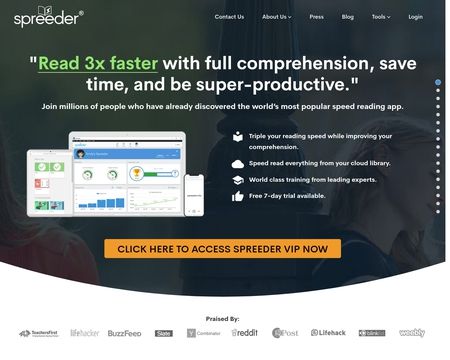 website thubmnail of Spreeder