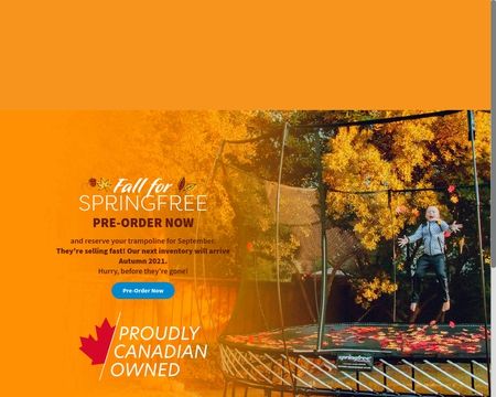website thubmnail of SpringFreeTrampoline.ca