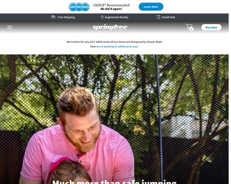 website thubmnail of Springfree