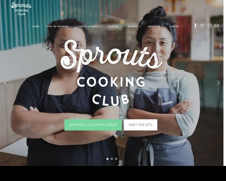 website thubmnail of Sprouts Cooking Club