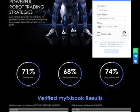 website thubmnail of SpyFX