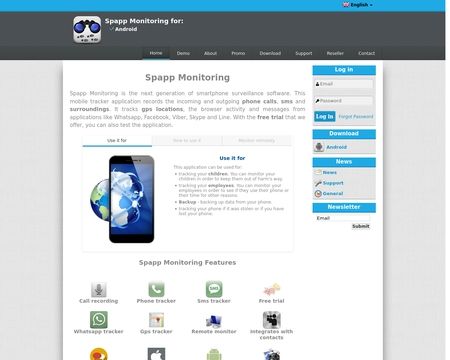 website thubmnail of Spy Phone App