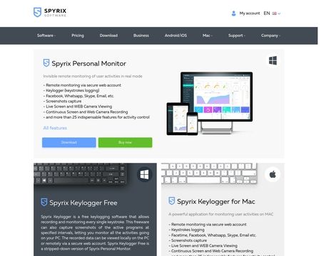 website thubmnail of Spyrix