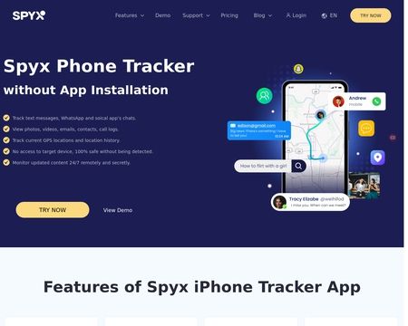 website thubmnail of Spyx