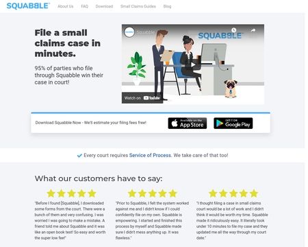 website thubmnail of Squabbleapp