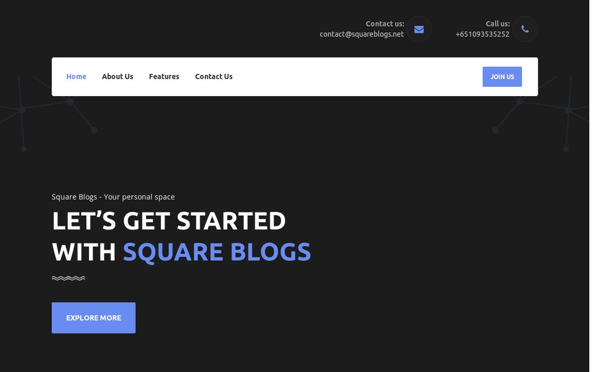website thubmnail of Squareblogs.net