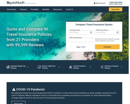 website thubmnail of Squaremouth