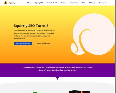 website thubmnail of Squirrly