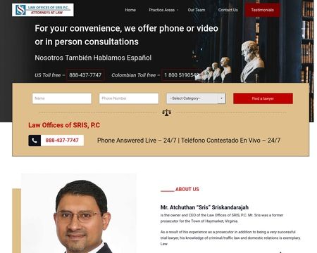 website thubmnail of Srislawyer