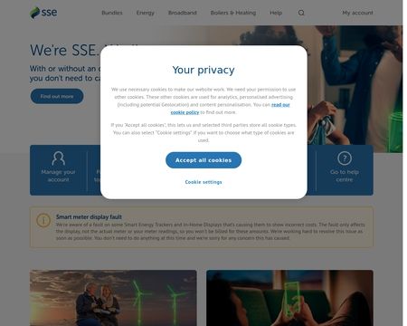 website thubmnail of Sse.co.uk