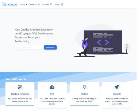 website thubmnail of Stacksjar