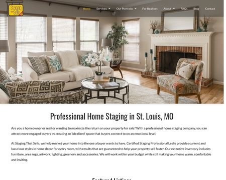 website thubmnail of Staging That Sells