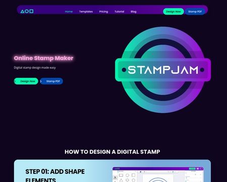 website thubmnail of StampJam