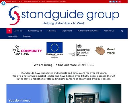 website thubmnail of Standguide
