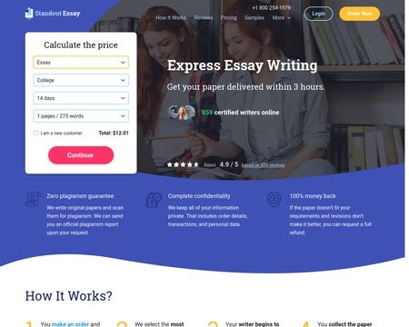 website thubmnail of Standout Essay
