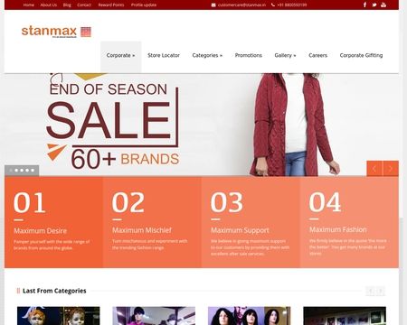 website thubmnail of Stanmax.in