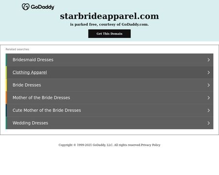 website thubmnail of StarBrideApparel