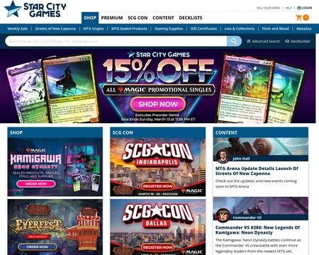 website thubmnail of Star City Games