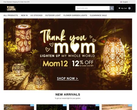 website thubmnail of Stars.lighting