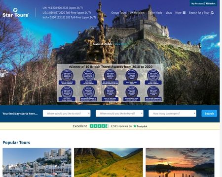 website thubmnail of Star Tours