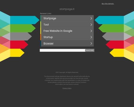 website thubmnail of Startpage.it