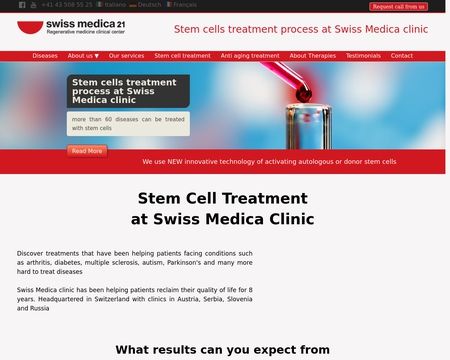 website thubmnail of Stem Cells Treatment Clinic