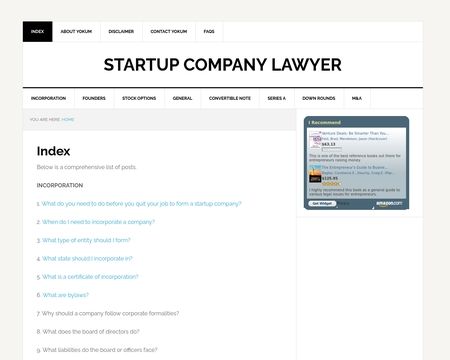 Startup Company Lawyer
