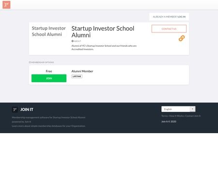 website thubmnail of StartupInvest.org
