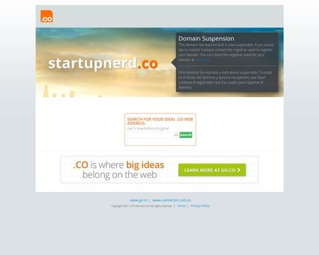 website thubmnail of Startupnerd.co