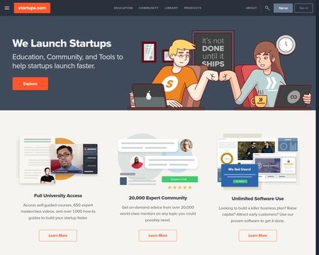 website thubmnail of STARTUPS SINGAPORE