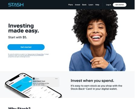 website thubmnail of Stash