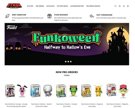 website thubmnail of Stashcollectibles