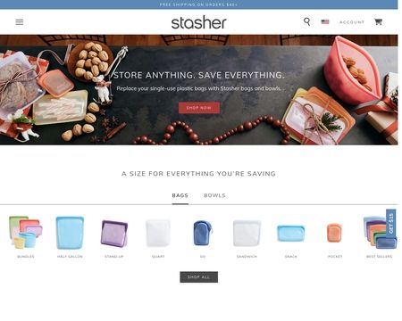 website thubmnail of Stasher