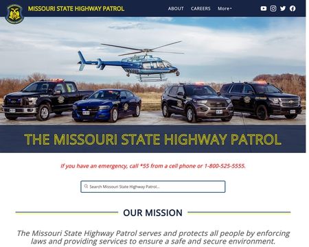 website thubmnail of Statepatrol.dps.mo.gov