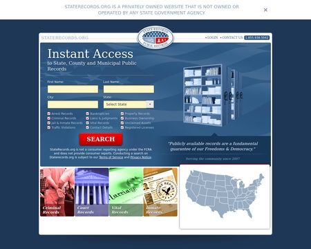 website thubmnail of StateRecords.org