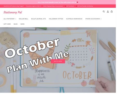 website thubmnail of Stationery Pal