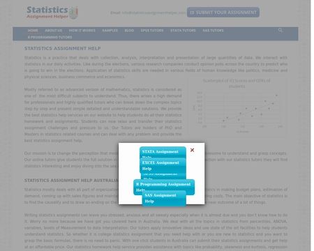 website thubmnail of Statistics Assignment Helper