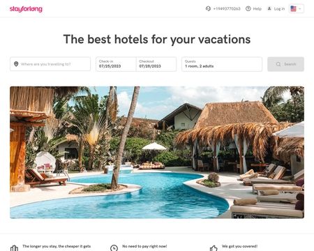 website thubmnail of Stayforlong